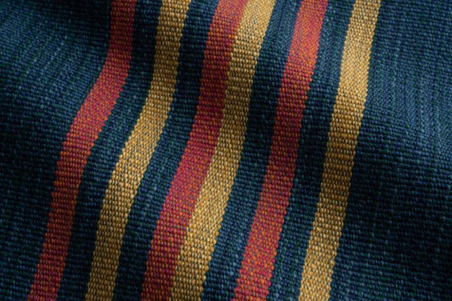 Sample of Perennials Roadrunner Stripe Palo Verde 470-721 Far West Liz Lambert Collection Upholstery Fabric