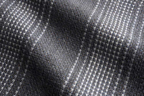 Sample of Perennials Rugged Stripe Cadet 895-257 Vincent van Duysen Collection Upholstery Fabric