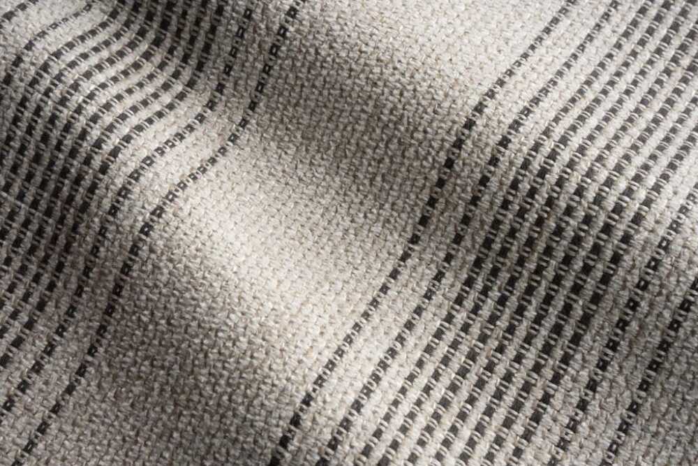 Sample of Perennials Rugged Stripe Sandstone 895-150 Vincent van Duysen Collection Upholstery Fabric