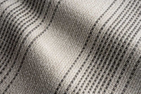 Sample of Perennials Rugged Stripe Sandstone 895-150 Vincent van Duysen Collection Upholstery Fabric