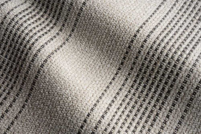Sample of Perennials Rugged Stripe Sandstone 895-150 Vincent van Duysen Collection Upholstery Fabric