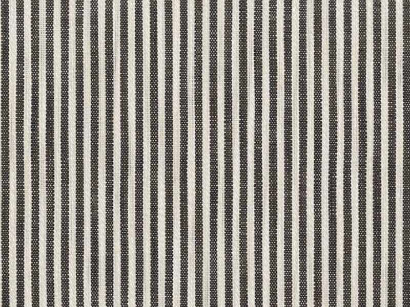 Sample of Perennials Tatton Stripe Basalt 860-106 Rose Tarlow Melrose House Collection Upholstery Fabric
