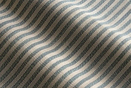 Sample of Perennials Tatton Stripe Blue Spruce 860-68 Rose Tarlow Collection Upholstery Fabric