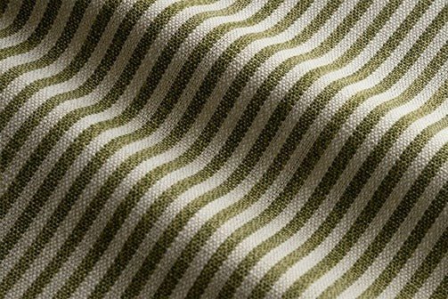 Sample of Perennials Tatton Stripe Chartreuse 860-749 Rose Tarlow Collection Upholstery Fabric