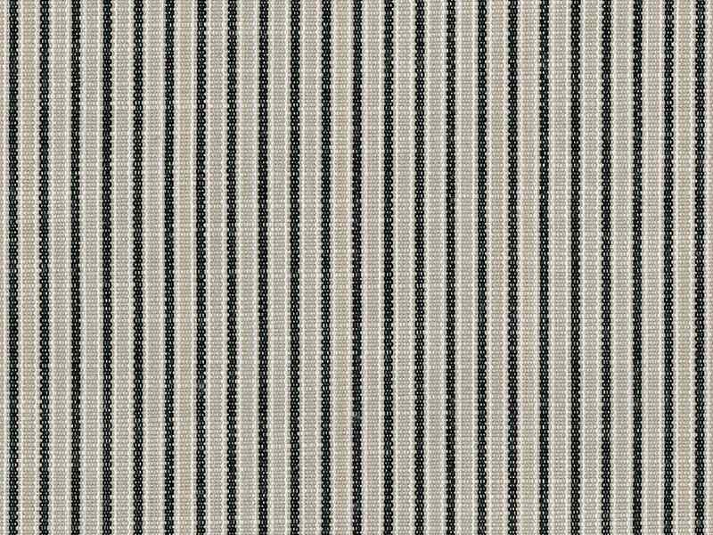 Sample of Perennials Tick Tock Stripe Noir 807-16 The Usual Suspects Collection Upholstery Fabric