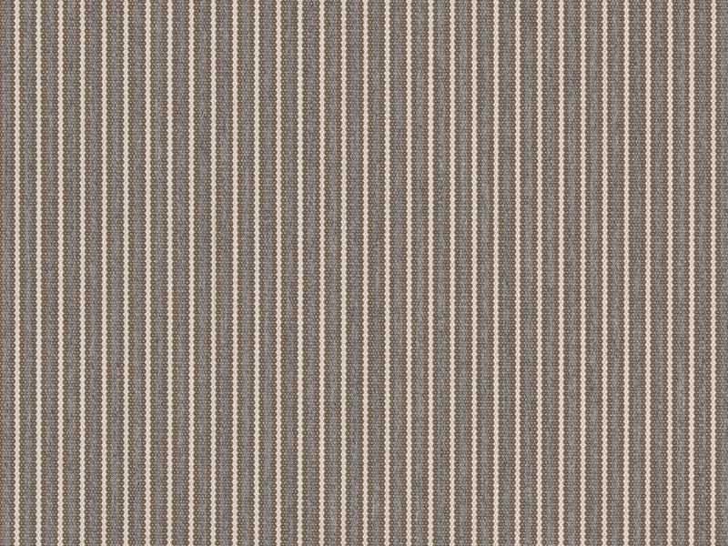 Sample of Perennials Ticking Stripe Cement 805-180 Camp Wannagetaway Collection Upholstery Fabric