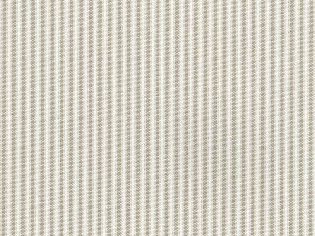 Sample of Perennials Ticking Stripe Dove 805-102 Camp Wannagetaway Collection Upholstery Fabric