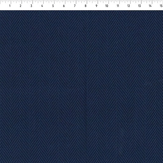 Sample of Perennials Vertex Blue Jean 335-501 Bannenberg and Rowell Collection Upholstery Fabric