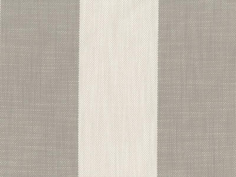 Sample of Perennials Vintage Stripe Dove 865-102 Camp Wannagetaway Collection Upholstery Fabric