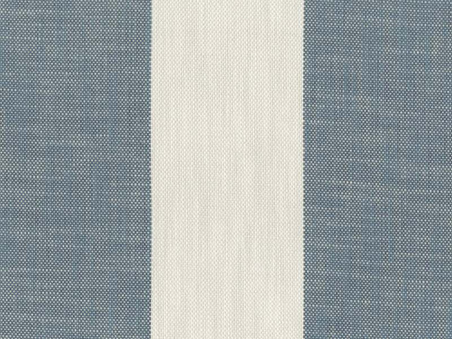Sample of Perennials Vintage Stripe Lagoon 865-174 Camp Wannagetaway Collection Upholstery Fabric