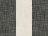 Sample of Perennials Vintage Stripe Noir 865-16 Camp Wannagetaway Collection Upholstery Fabric