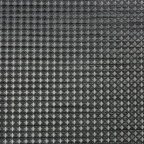 Sample of Phifertex Barque Graphite YHJ 54-inch Wicker Weave Collection Sling Fabric