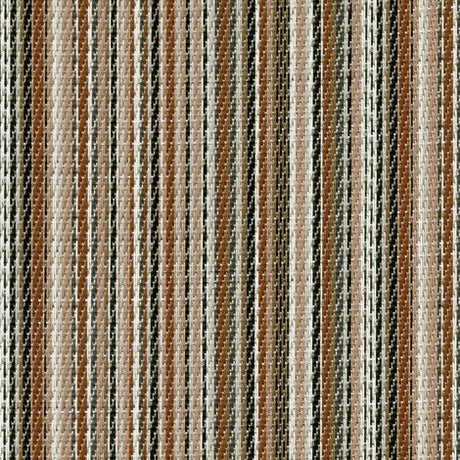 Sample of Phifertex Brooklyn Stripe Clay KDW 54-Inch Sling Fabric