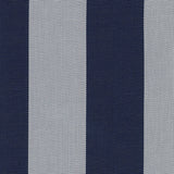 Sample of Phifertex Cushion Collection Indigo Stripe LPP 36x22 54 - inch Sling Upholstery Fabric