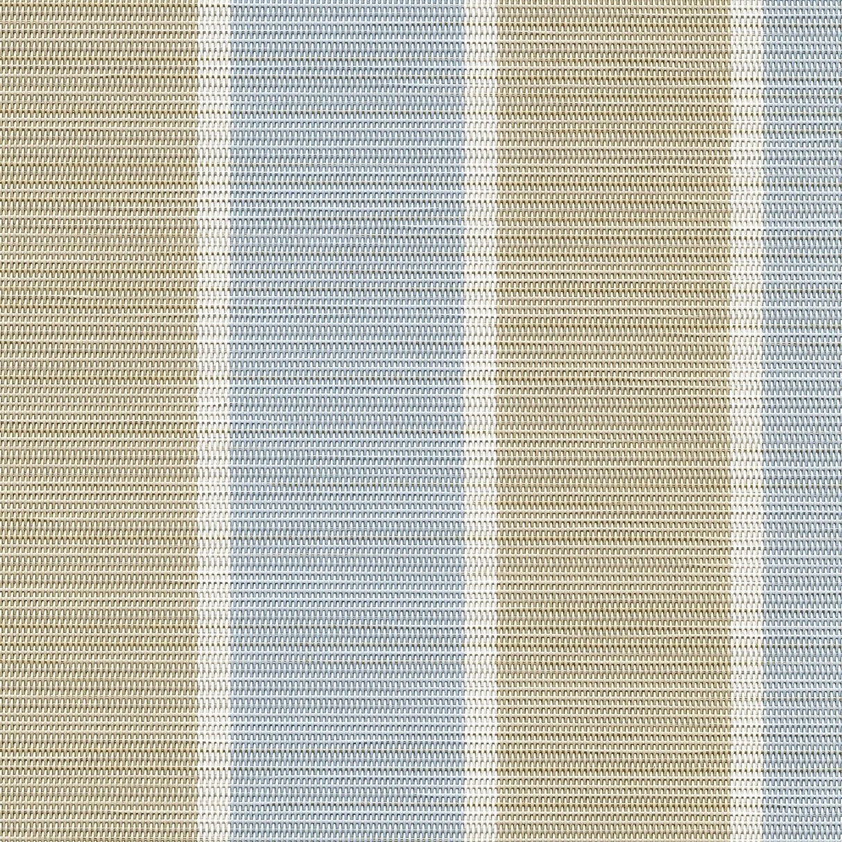 Sample of Phifertex Stripes Fiji Stripe Morning Blue LPS 42x14 54 - inch Sling Upholstery Fabric