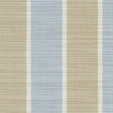 Sample of Phifertex Stripes Fiji Stripe Morning Blue LPS 42x14 54 - inch Sling Upholstery Fabric