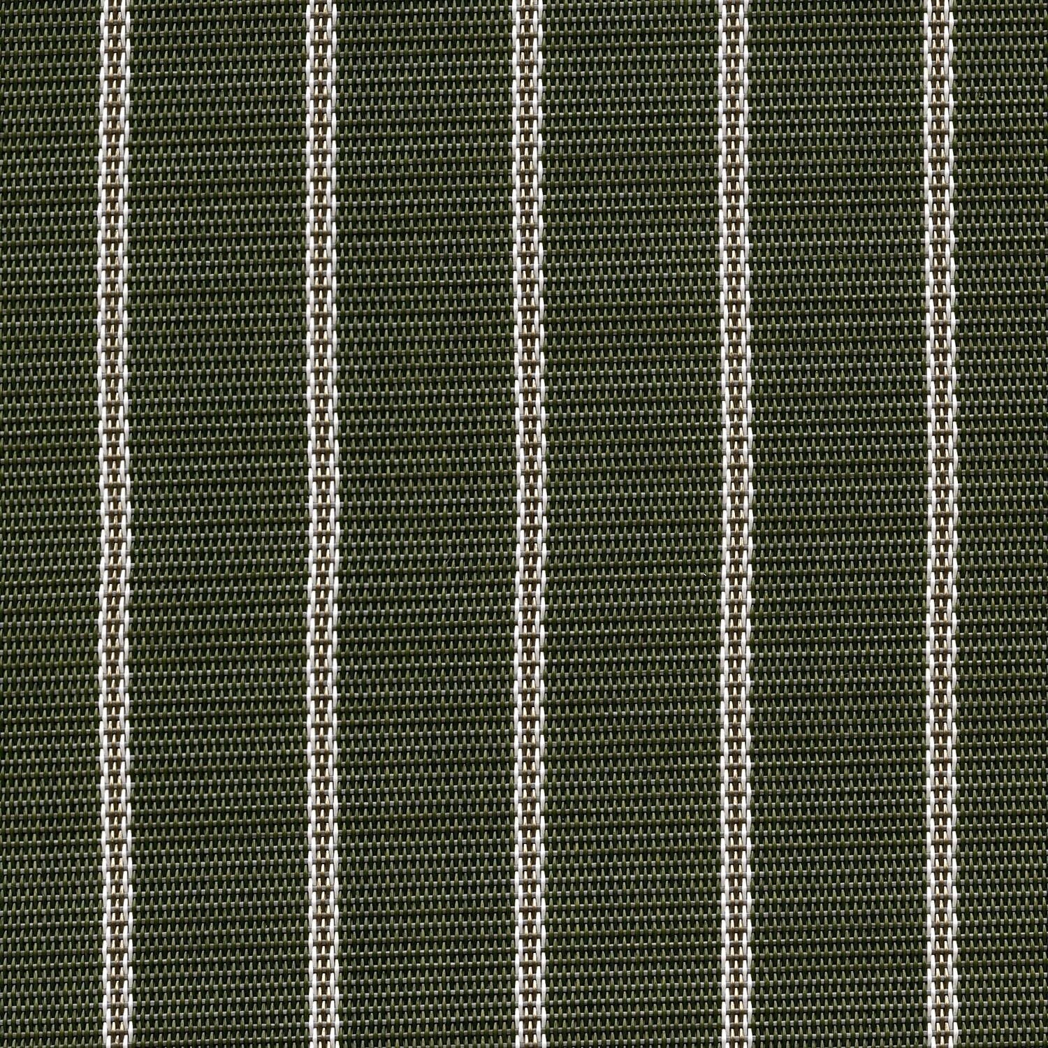 Sample of Phifertex Stripes Whisper Stripe Moss DEQ 42x14 54 - inch Sling Upholstery Fabric