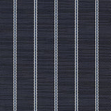 Sample of Phifertex Stripes Whisper Stripe Navy LPU 42x14 54 - inch Sling Upholstery Fabric