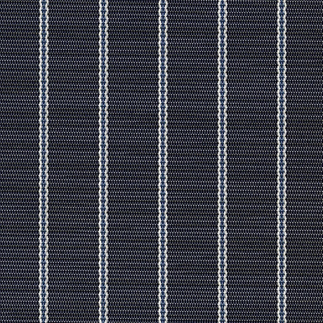Sample of Phifertex Stripes Whisper Stripe Navy LPU 42x14 54 - inch Sling Upholstery Fabric