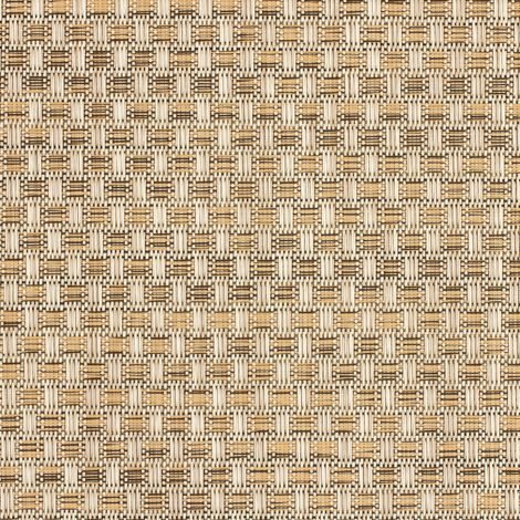 Sample of Phifertex Veranda Nutmeg EM9 54-inch Wicker Weave Collection Sling Fabric
