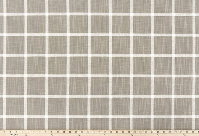 Premier Prints Abbot Ecru Slub Canvas Modern Farmhouse Collection Multipurpose Fabric