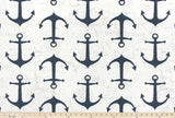 Sample of Premier Prints Anchor Oxford / Luxe Polyester Upholstery Fabric