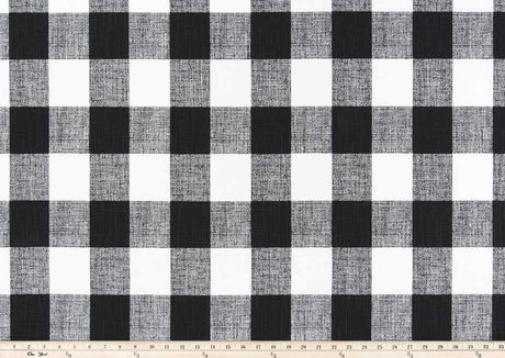 Premier Prints Anderson Black Slub Canvas Modern Farmhouse Collection Multipurpose Fabric