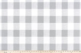 Sample of Premier Prints Anderson Grey Outdoor Anderson Collection Upholstery Fabric