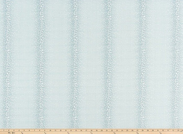 Sample of Premier Prints Antelope Belmont Blue Luxe Upholstery Fabric