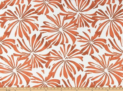 Sample of Premier Prints Aria Fiesta Upholstery Fabric