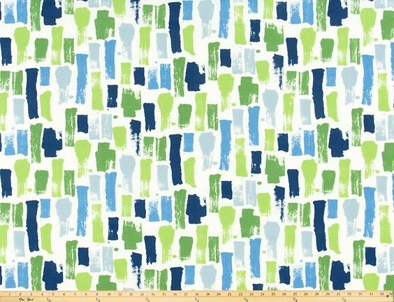 Sample of Premier Prints Artist Courtyard Upholstery Fabric