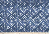 Premier Prints Avila Prussian Blue Slub Canvas Shibori Theory Collection Multipurpose Fabric