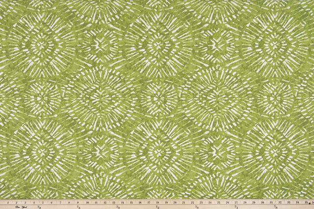 Sample of Premier Prints Borneo Greenery / Polyester Exotic Expressions Outdoor Collection Upholstery Fabric
