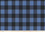 Premier Prints Buffalo Check Chill / Black Premier Basics Collection Multipurpose Fabric