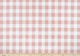 Premier Prints Buffalo Plaid Blush Slub Canvas Premier Basics Collection Multipurpose Fabric