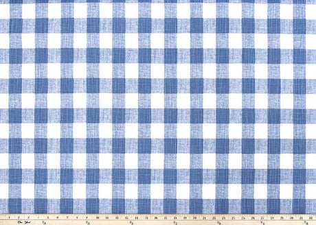 Premier Prints Buffalo Plaid Chill Slub Canvas Premier Basics Collection Multipurpose Fabric