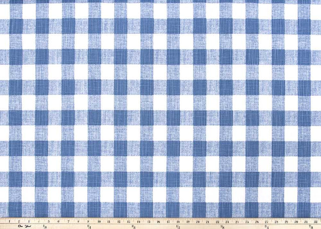 Premier Prints Buffalo Plaid Chill Slub Canvas Premier Basics Collection Multipurpose Fabric