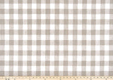Premier Prints Buffalo Plaid Ecru Slub Canvas Premier Basics Collection Multipurpose Fabric