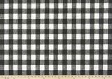 Premier Prints Buffalo Plaid Ink Slub Canvas Premier Basics Collection Multipurpose Fabric