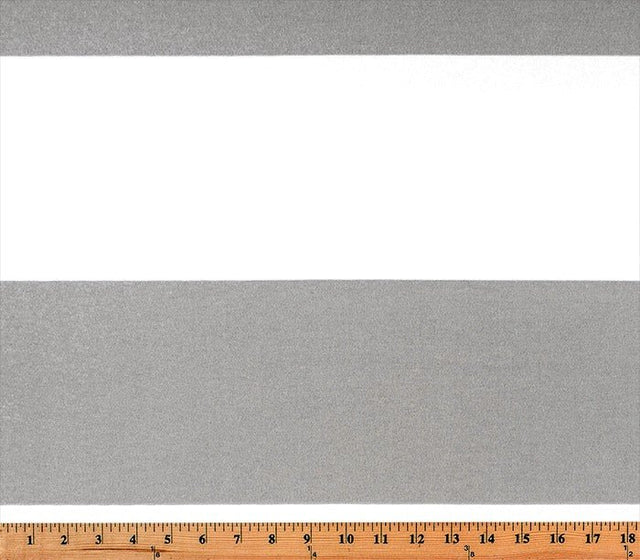 Sample of Premier Prints Cabana Grey Upholstery Fabric