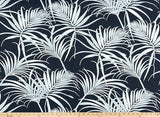 Sample of Premier Prints Cabrillo Passport Navy Upholstery Fabric