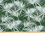Sample of Premier Prints Cabrillo Tropic Green Upholstery Fabric