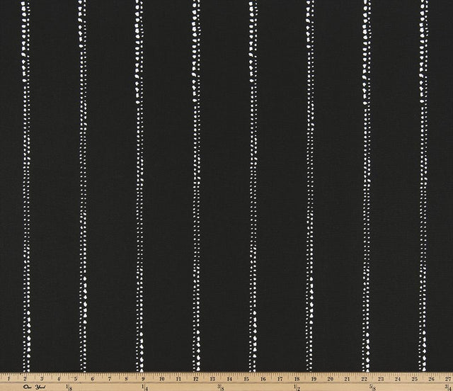 Premier Prints Carlo Black Premier Basics Collection Multipurpose Fabric