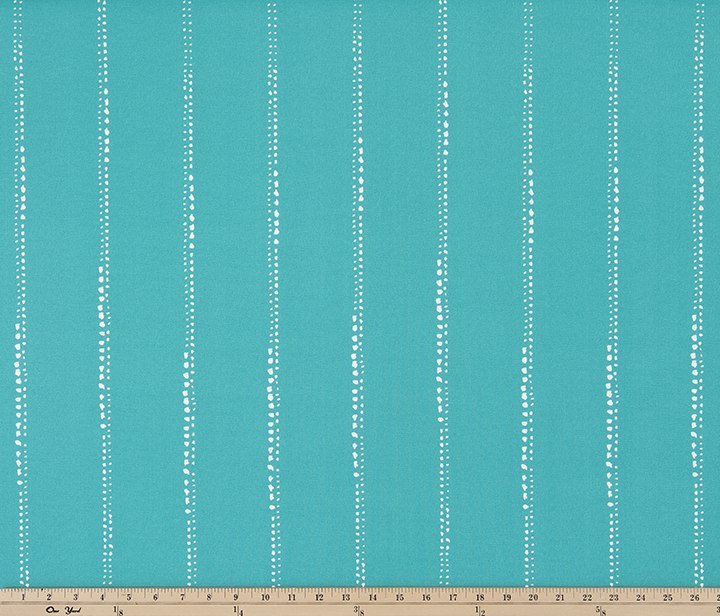 Sample of Premier Prints Carlo Ocean Upholstery Fabric