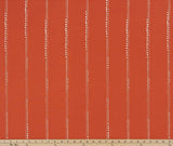 Sample of Premier Prints Carlo Orange Upholstery Fabric