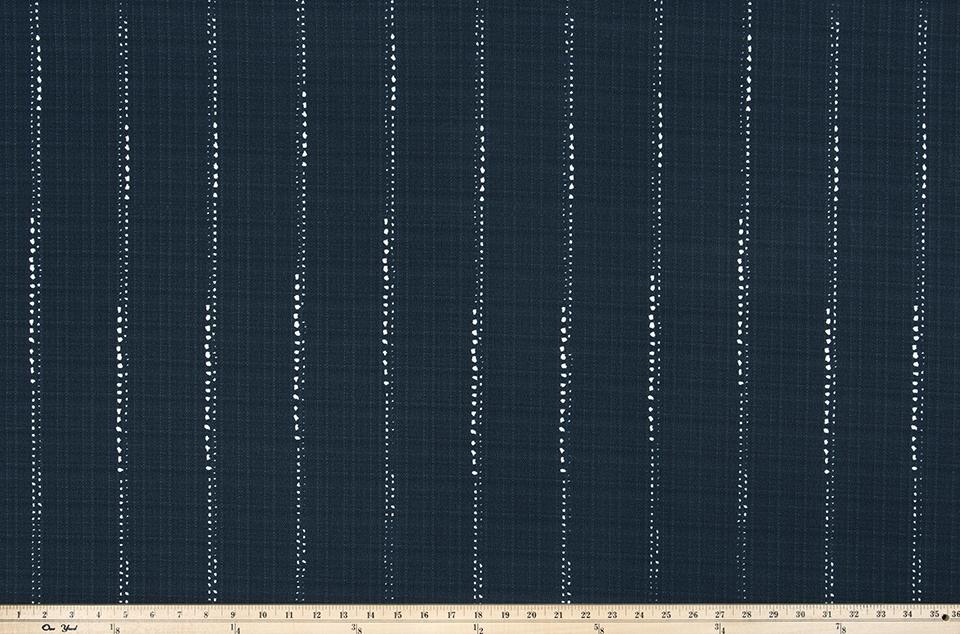 Sample of Premier Prints Carlo Oxford / Luxe Polyester Upholstery Fabric