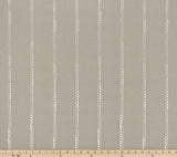 Sample of Premier Prints Carlo Oyster Upholstery Fabric