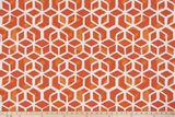 Sample of Premier Prints Celtic Marmalade / Polyester Boardwalk Outdoor Collection Upholstery Fabric
