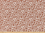Sample of Premier Prints Enid Sunstone Upholstery Fabric