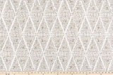 Sample of Premier Prints Foster Acorn Luxe Polyester Garden Retreat Outdoor Collection Upholstery Fabric